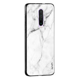 Modern White Marble Glass case for Poco M5