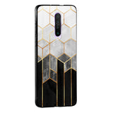 Tricolor Pattern Glass Case for Poco M5