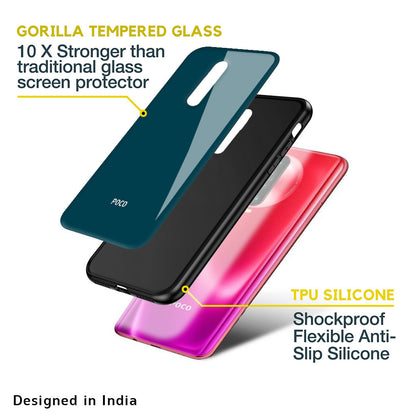 Emerald Glass Case for Poco X3