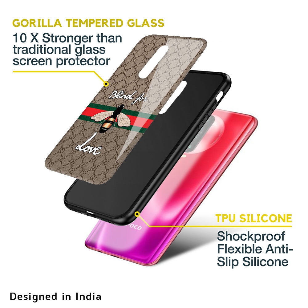 Blind For Love Glass case for Poco M5