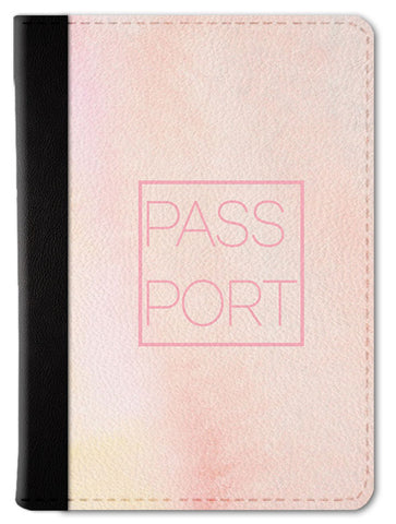 Pink Pattern Passport Wallet