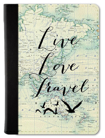 Live, Love & Travel Passport Wallet