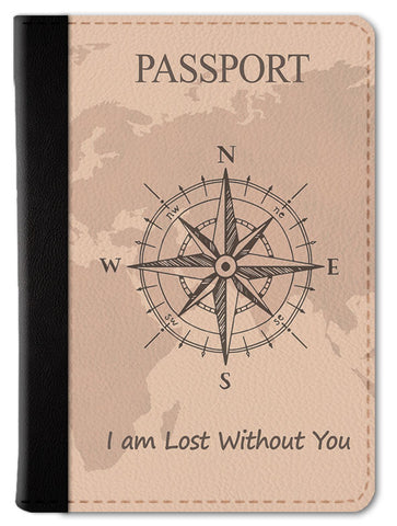 I'm Lost Without You Passport Wallet