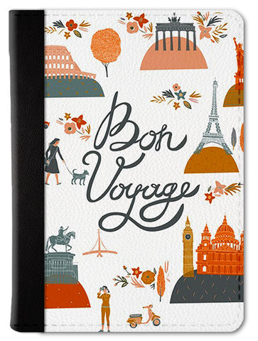 Bon Voyage Doodle Passport Wallet