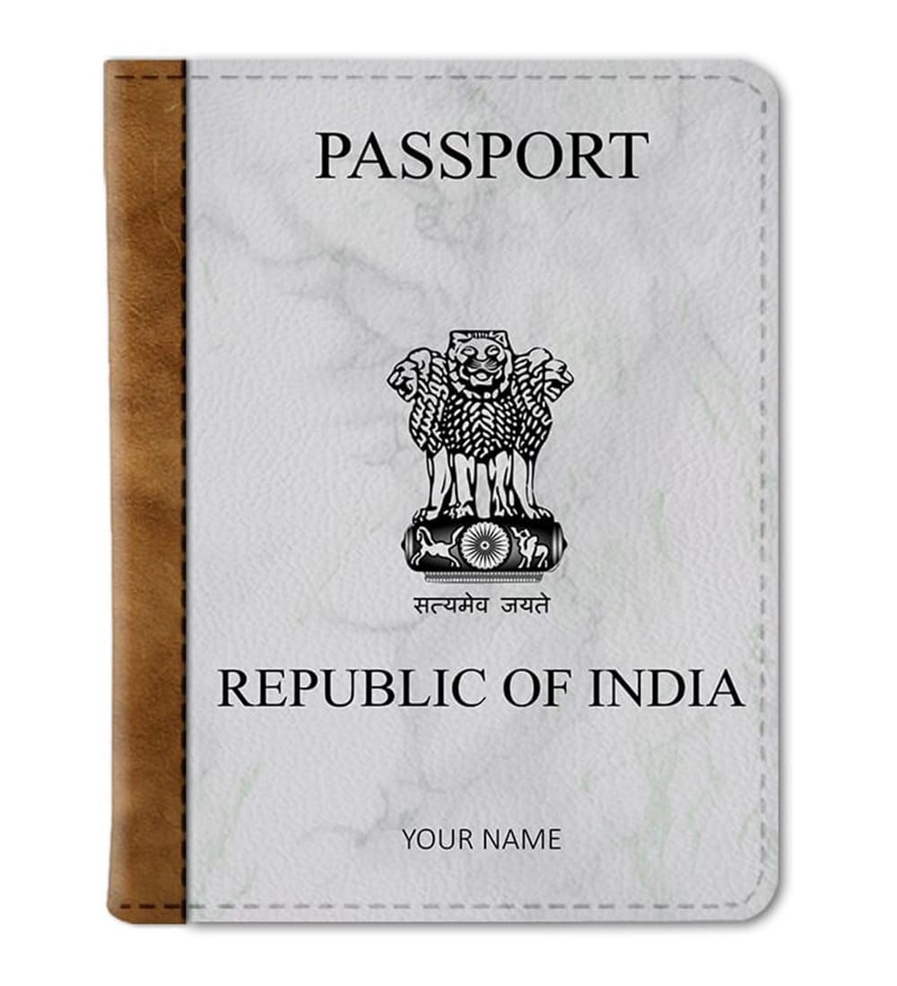 Custom India Passport Cover