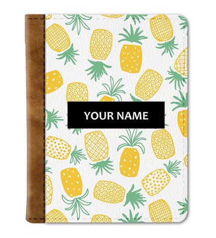 Custom Pineapple Passport Cover