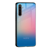Blue & Pink Ombre Glass case for Realme 10 Pro Plus 5G