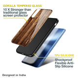 Timber Printed Glass case for Realme 9 5G