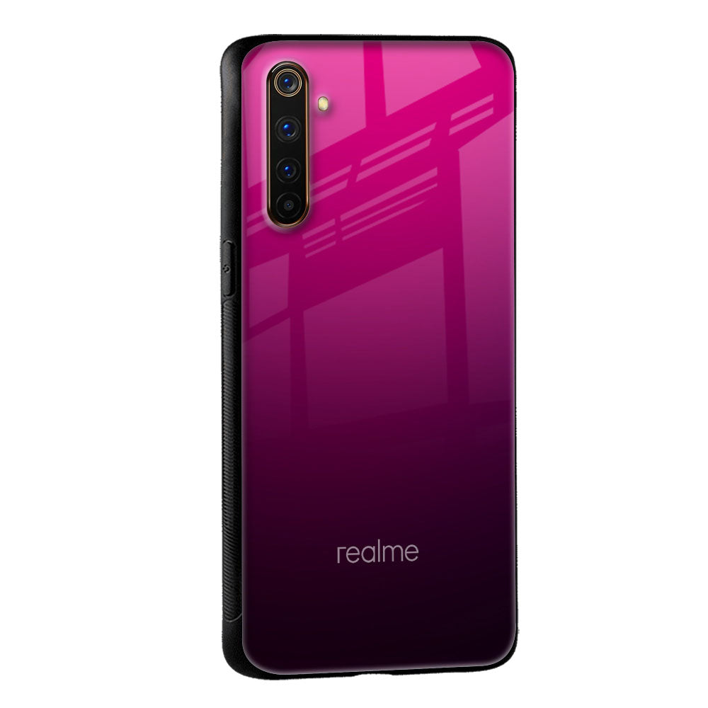 Purple Ombre Pattern Glass Case for Realme 10 Pro Plus 5G