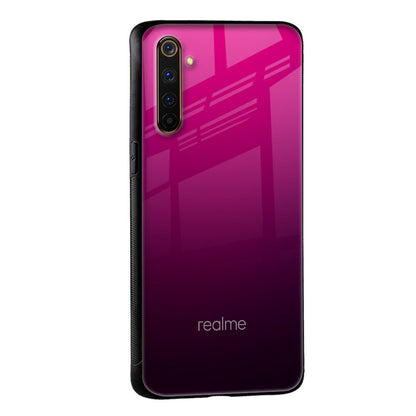 Purple Ombre Pattern Glass Case for Realme 10 Pro Plus 5G