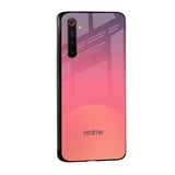 Sunset Orange Glass Case for Realme 8 5G