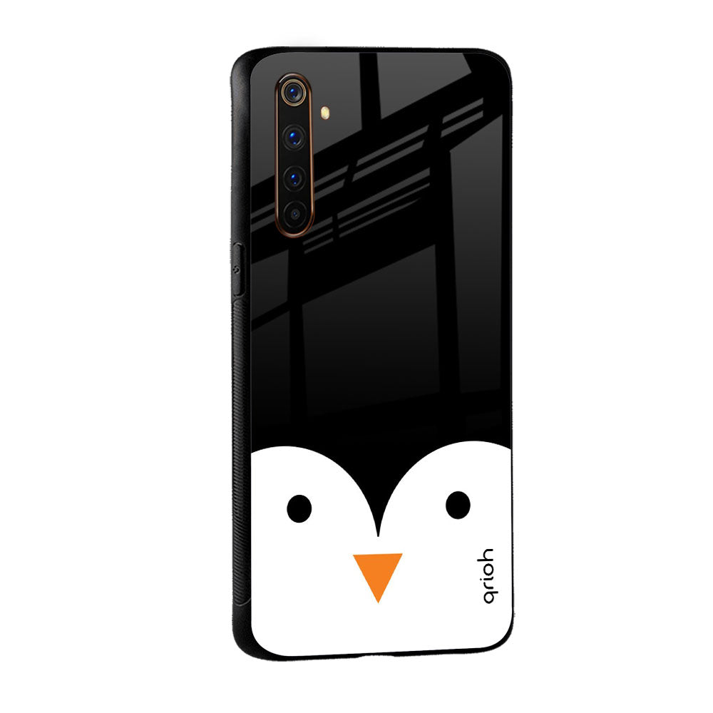 Cute Penguin Glass Case for Realme Narzo 20 Pro