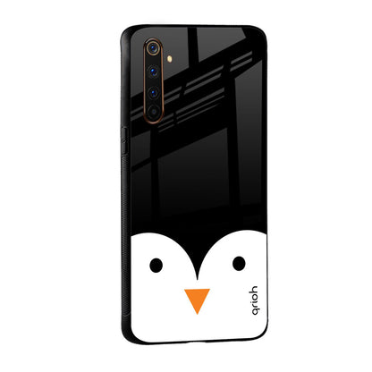 Cute Penguin Glass Case for Realme Narzo 20 Pro