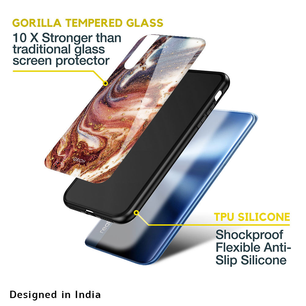 Exceptional Texture Glass Case for Realme C33