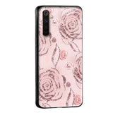 Shimmer Roses Glass case for Realme C33