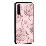 Shimmer Roses Glass case for Realme C30