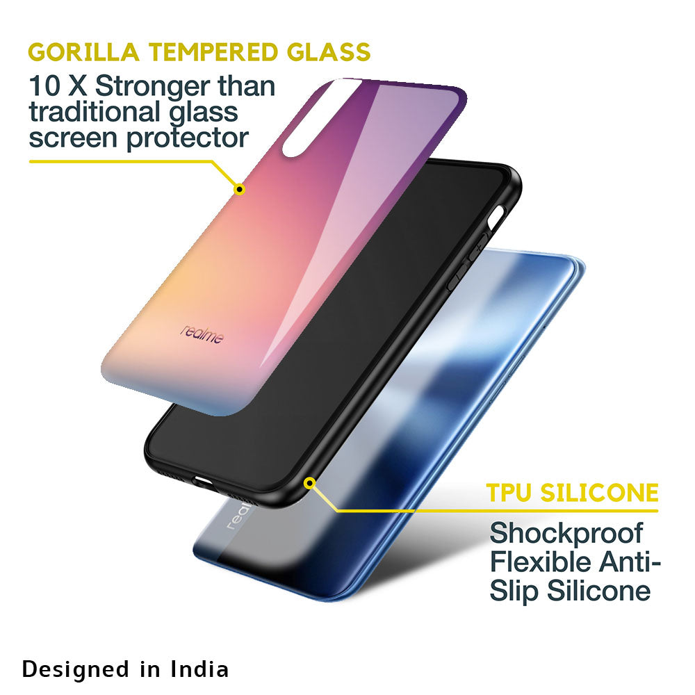 Lavender Purple Glass case for Realme C2