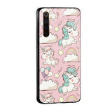 Balloon Unicorn Glass case for Realme 8 5G
