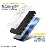 Modern White Marble Glass case for Realme 9 5G