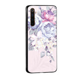 Elegant Floral Glass case for Realme 9 5G