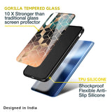 Bronze Texture Glass Case for Realme 9 5G
