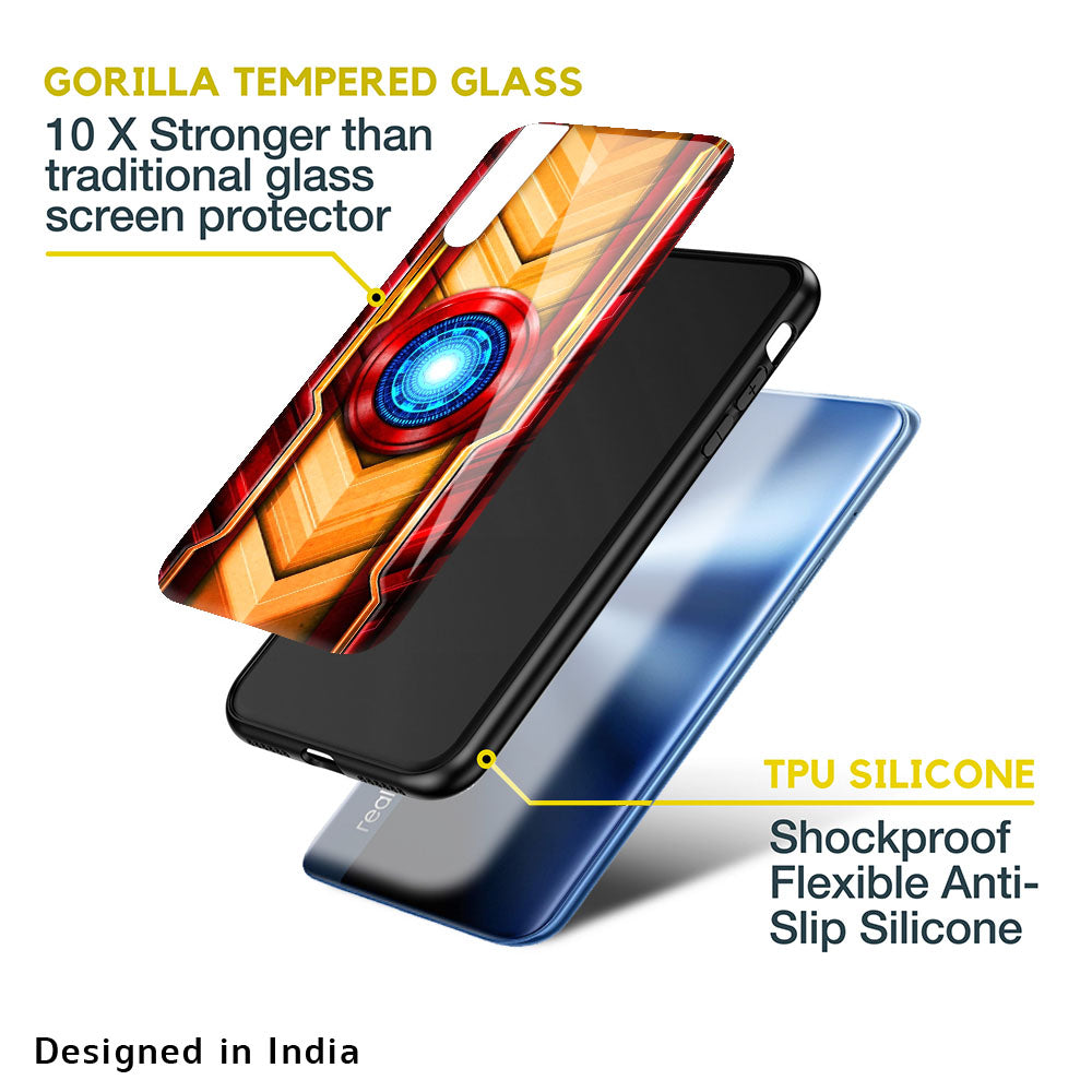 Arc Reactor Glass Case for Realme 8 Pro