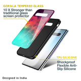 Colorful Aura Glass Case for Samsung Galaxy A21s