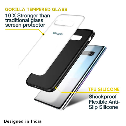 Arctic White Glass Case for Samsung Galaxy A70s