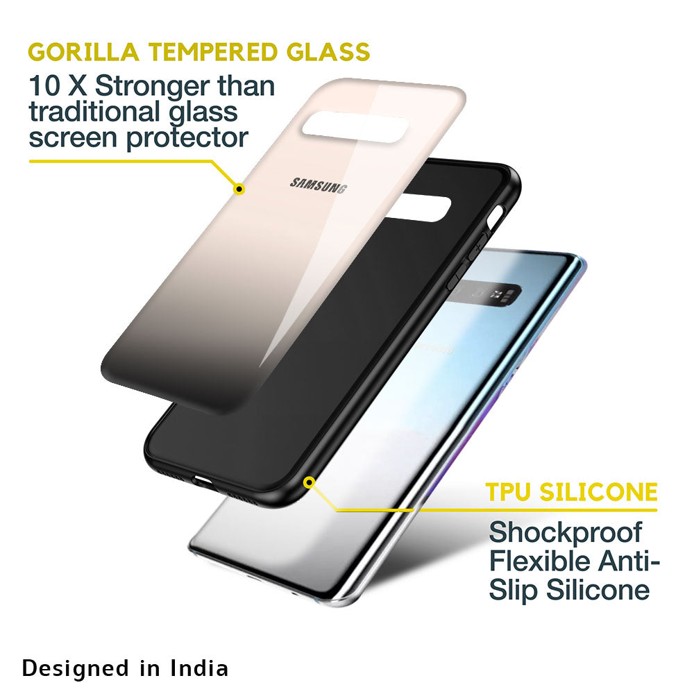 Dove Gradient Glass Case for Samsung Galaxy F41