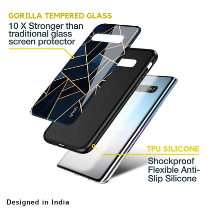 Abstract Tiles Glass case for Samsung Galaxy A50
