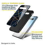 Abstract Tiles Glass case for Samsung Galaxy A50