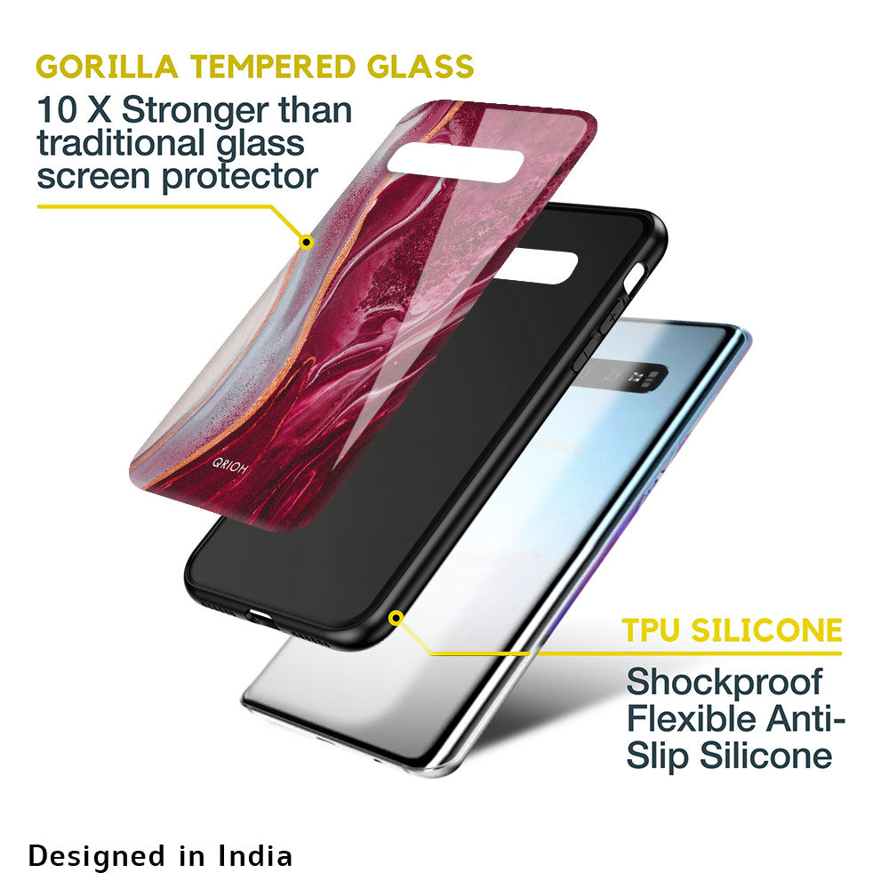 Crimson Ruby Glass Case for Samsung Galaxy S10