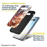 Exceptional Texture Glass Case for Samsung Galaxy F41