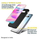 Colorful Waves Glass case for Samsung Galaxy S21 Plus