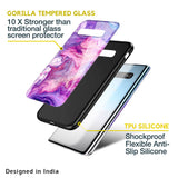 Cosmic Galaxy Glass Case for Samsung Galaxy A70