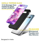 Cosmic Galaxy Glass Case for Samsung Galaxy Note 10 Lite