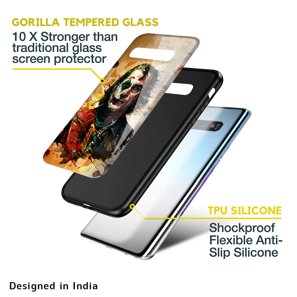 Psycho Villain Glass Case for Samsung Galaxy A50