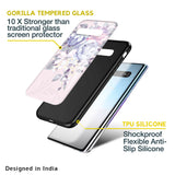 Elegant Floral Glass case for Samsung Galaxy S10 Plus