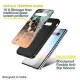 Bronze Texture Glass Case for Samsung Galaxy S10