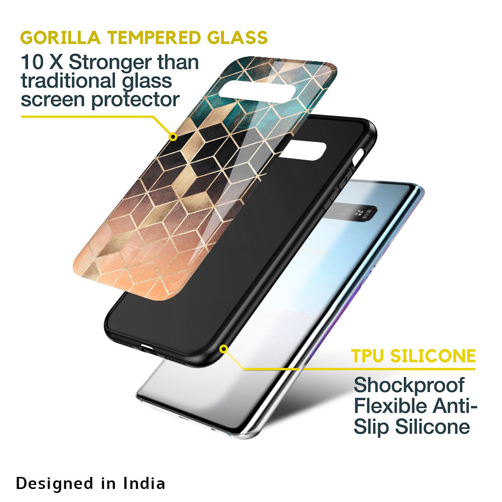 Bronze Texture Glass Case for Samsung Galaxy S10 Plus