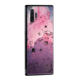 Space Doodles Glass Case for Samsung Galaxy A03s