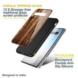 Timber Printed Glass case for Samsung Galaxy M13