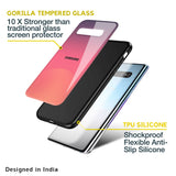 Sunset Orange Glass Case for Samsung Galaxy M13