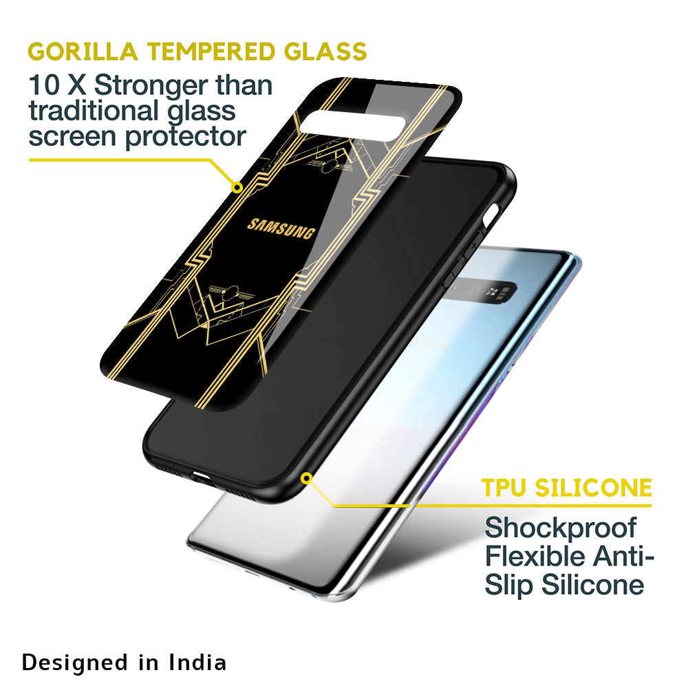 Sacred Logo Glass Case for Samsung Galaxy M13
