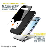 Cute Penguin Glass Case for Samsung Galaxy S20 Plus