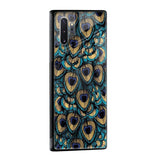 Peacock Feathers Glass case for Samsung Galaxy M40