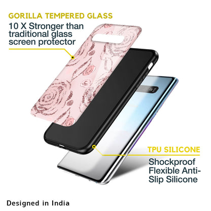 Shimmer Roses Glass case for Samsung Galaxy S20