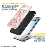 Shimmer Roses Glass case for Samsung Galaxy S21 FE 5G