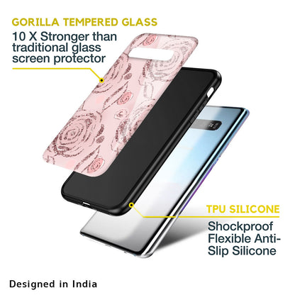 Shimmer Roses Glass case for Samsung Galaxy A33 5G