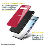 Solo Maroon Glass case for Samsung Galaxy A03s
